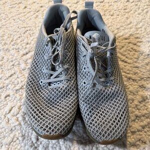 NOBULL Mesh Sneakers in Light Gray /Green, men’s 11.5